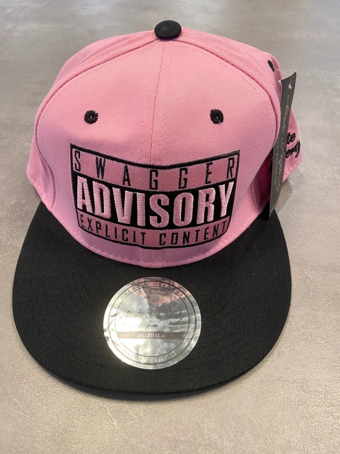 State Property Swagger Advisory Snapback Rosa / Svart