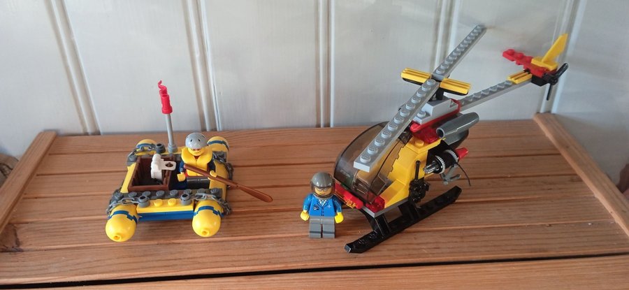 Lego City 2230 Helicopter And Raft 100% komplett