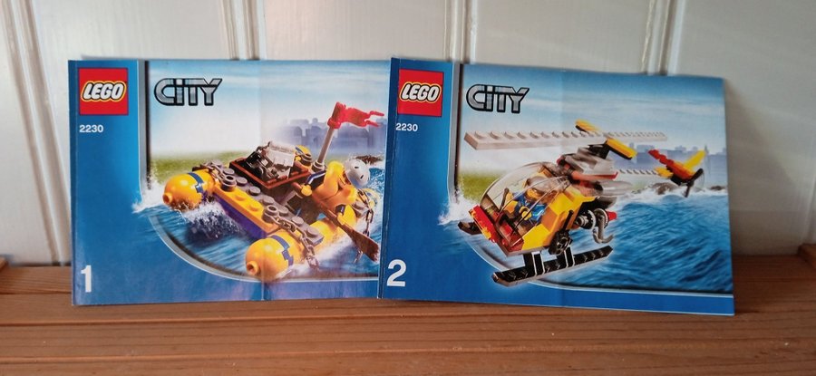 Lego City 2230 Helicopter And Raft 100% komplett