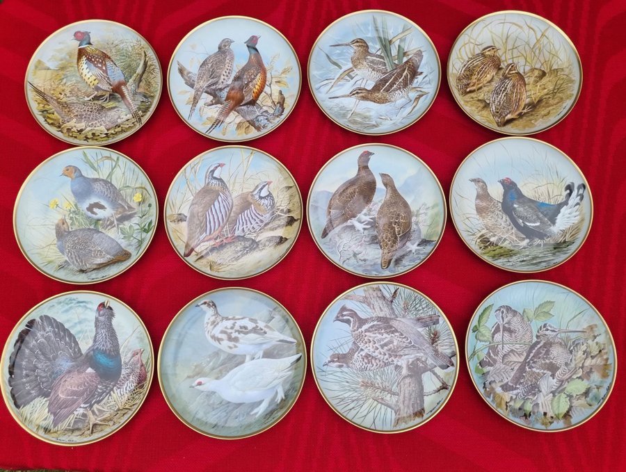 Haviland Limoges France - Franklin Mint - Game Birds of the World 1979 Basil Ede