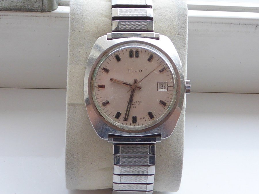 Eljo automatic 25 jewels armbandsur swiss made