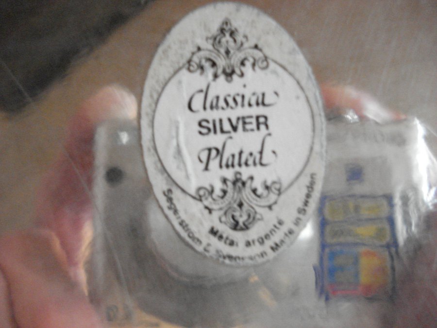 CLASSICA SILVER PLATED BRICKA SEGERSTRÖM  SVENSSON SWEDEN