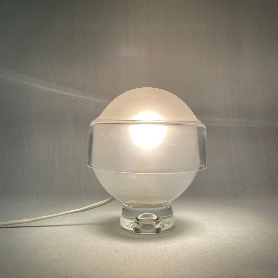 Vintage Bordslampa i glas Reijmyre Sweden