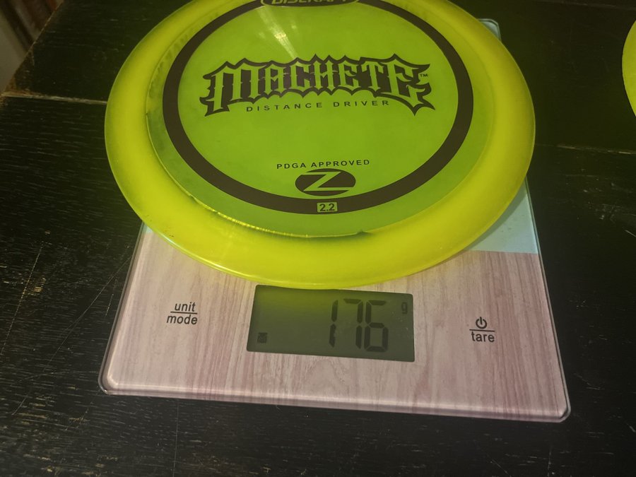 <DISCGOLF> gul z machete (äldre version) (discraft)