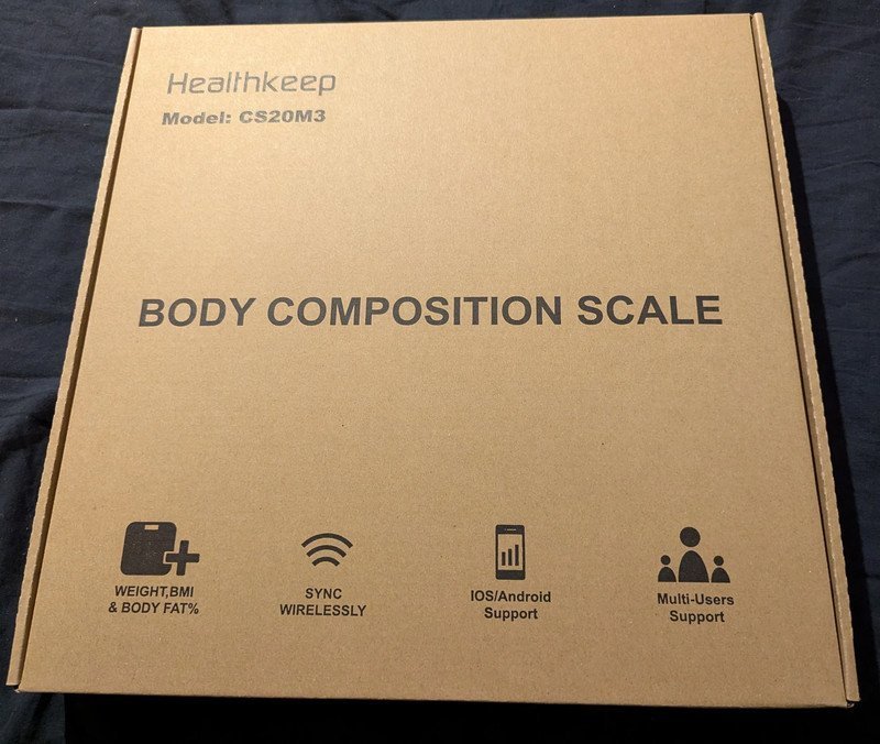 Healthkeep Personvåg Max 180kg med Bluetooth och App för Andriod och iOS.