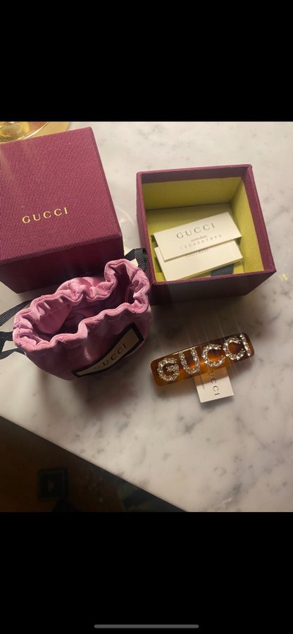 Gucci hårspänne nytt (kvitto finns )