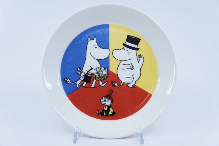 Mumintallrik Familjen 2-sidig / Moomin Plate Family 2-sided