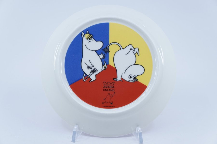 Mumintallrik Familjen 2-sidig / Moomin Plate Family 2-sided