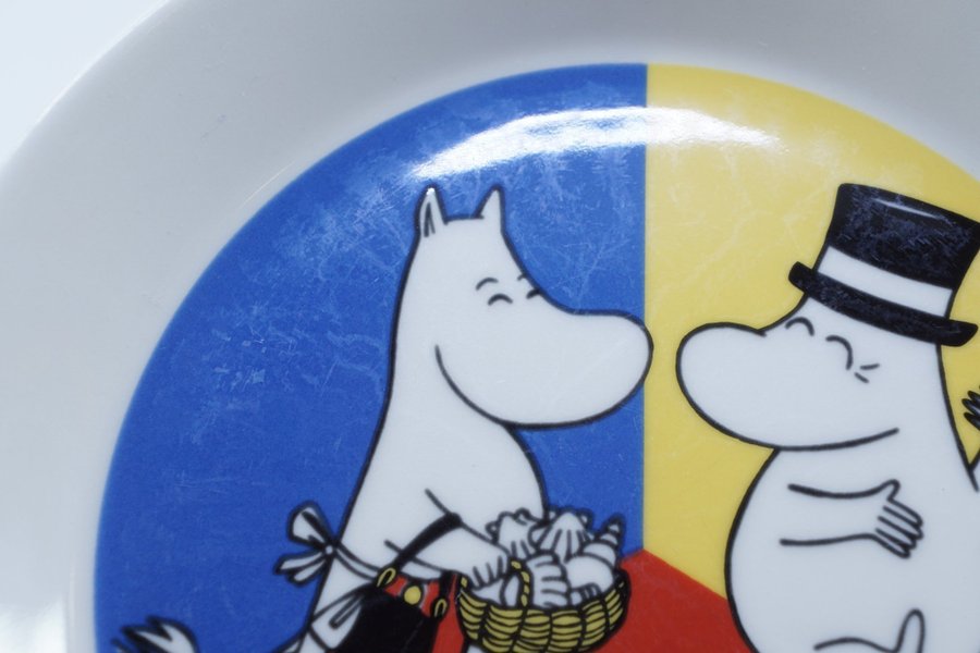 Mumintallrik Familjen 2-sidig / Moomin Plate Family 2-sided