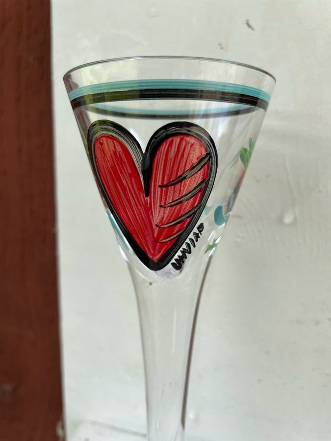 1st snaps glas ca14cm Kosta Boda @ Hearts @ Ulrica Hydman Vallien