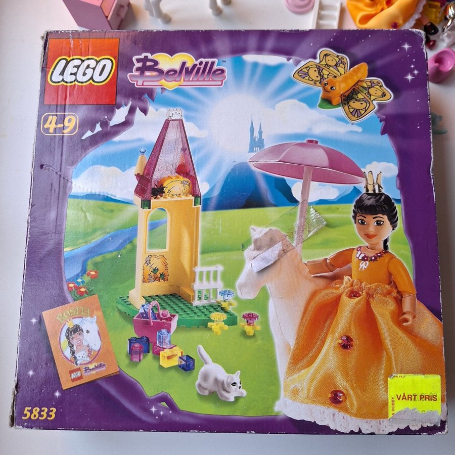 LEGO Belville 5833 Prinsessans slott + extra från Belville