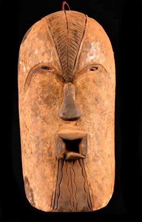 Afrikansk Luba-kongo mask