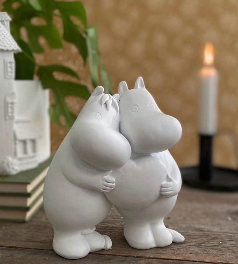 Moomin Figurin, Polystone Limited edition True love Mumin julklapp samlare