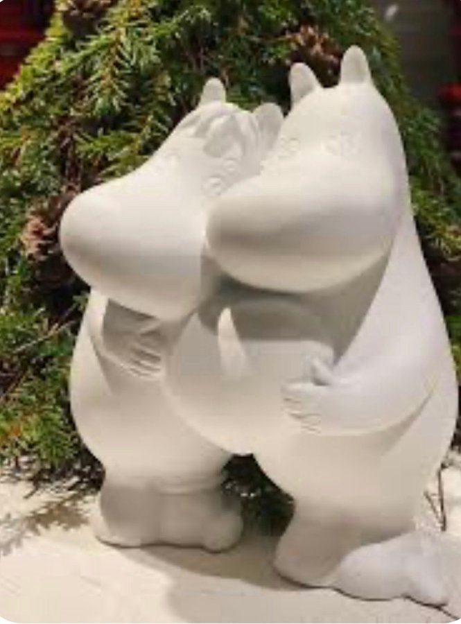 Moomin Figurin, Polystone Limited edition True love Mumin julklapp samlare