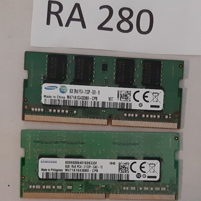 DDR4 16GB  märke : Samsung  2133 MHz  för laptop