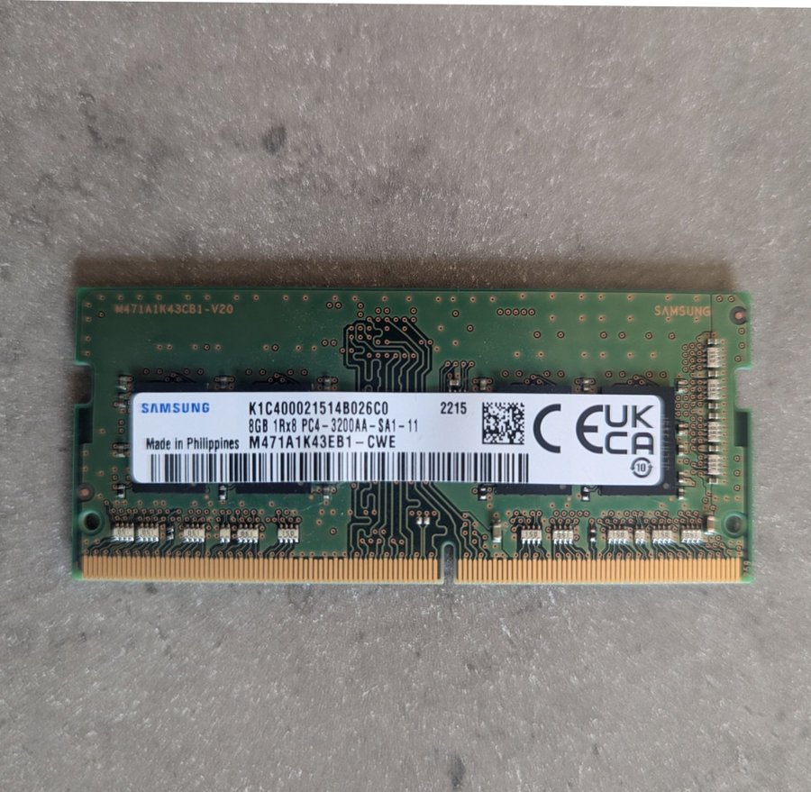 Samsung 8GB DDR4 2133MHz