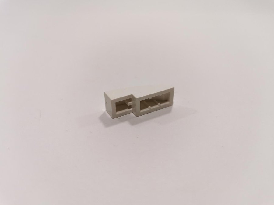 Lego - slope - curved - böjd - 3x1 - part 50950 - vit