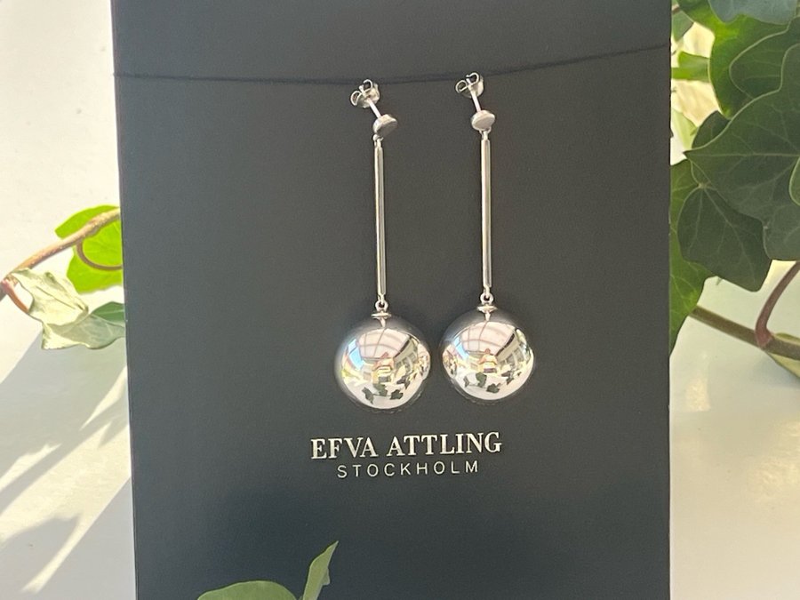 Efva Attling BALLS Long Earrings silver 925