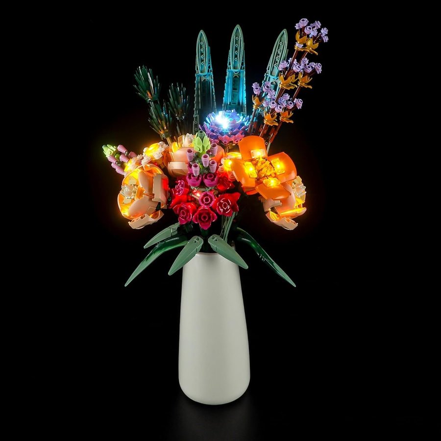 LIGHTAILING Ljussats för Lego 10313 Wildflower Bouquet. Lego inkluderas ej.