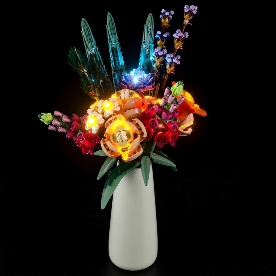 LIGHTAILING Ljussats för Lego 10313 Wildflower Bouquet. Lego inkluderas ej.