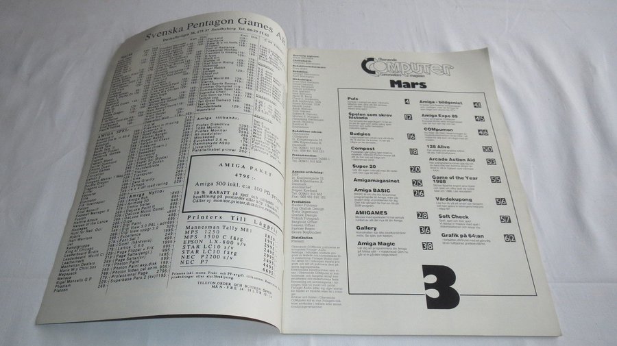 TIDNING / Oberoende COMPUTER NR 3 - 1989 - Commodore magasin