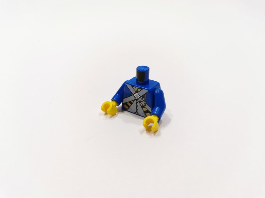 Lego - minifigur - torso - imperial - pirates - part973pb5292c01 - blå