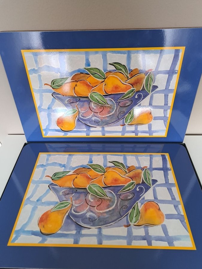 Retro 6 st Jason Placemats, med packning , helt ny, stor 43/29 cm