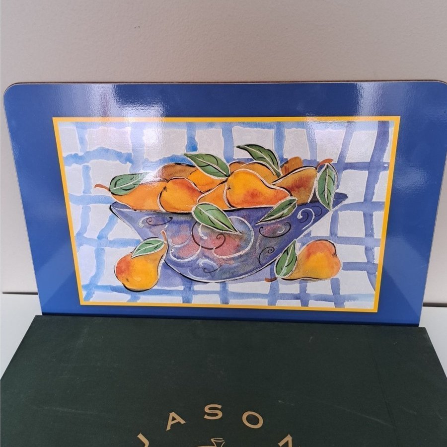 Retro 6 st Jason Placemats, med packning , helt ny, stor 43/29 cm