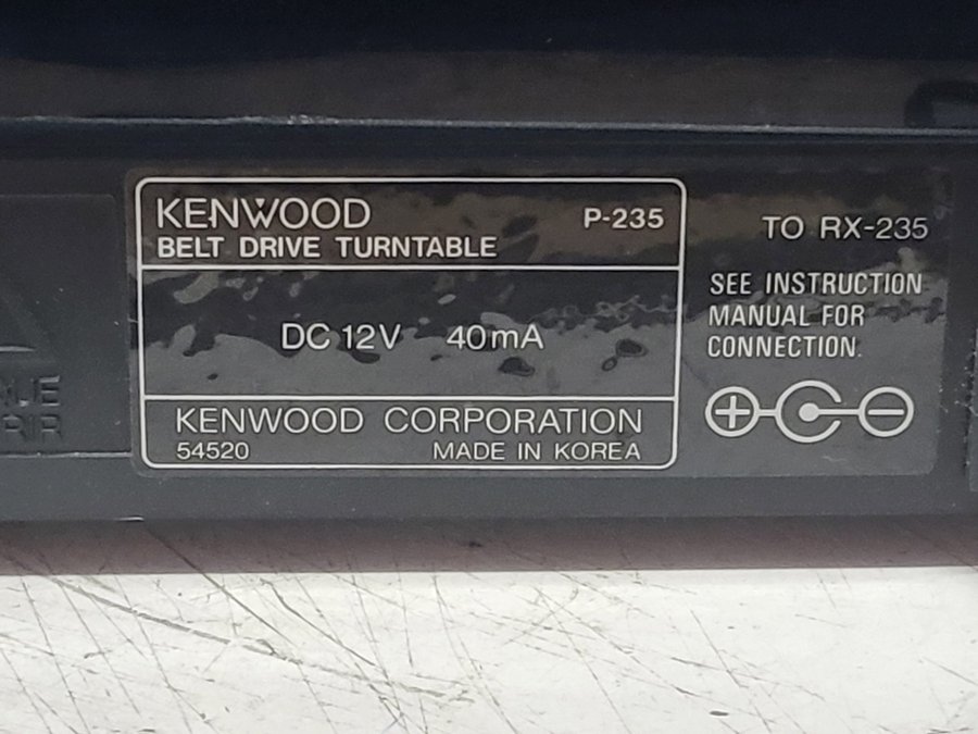 KENWOOD LP spelare model P 235