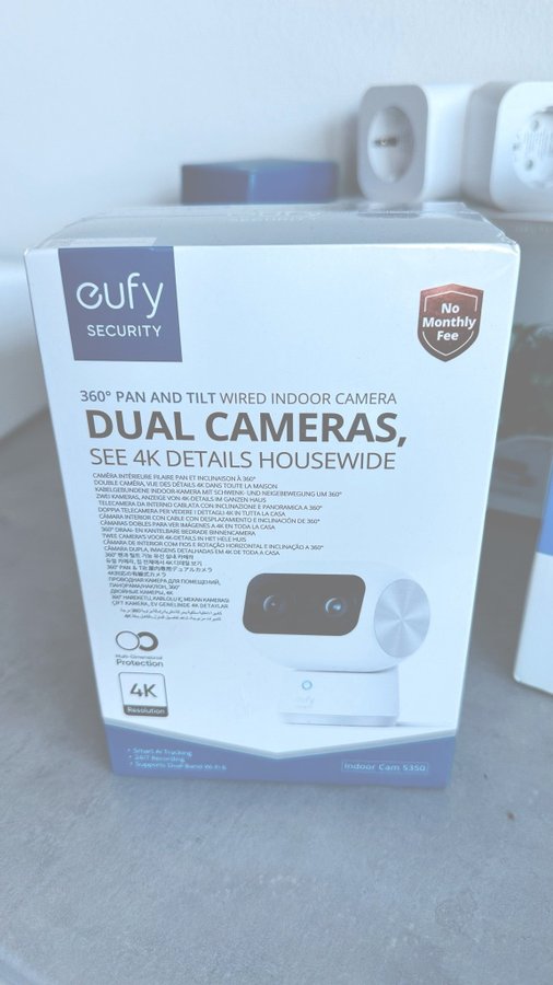 Eufy 360° Pan and Tilt Wired Indoor Camera