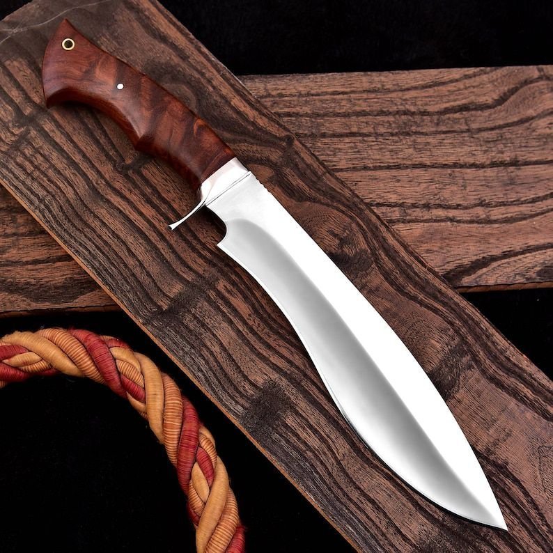 Custom Handmade Stainless steel 15 Inch Bowie Knife Hunting Knife High Quality K