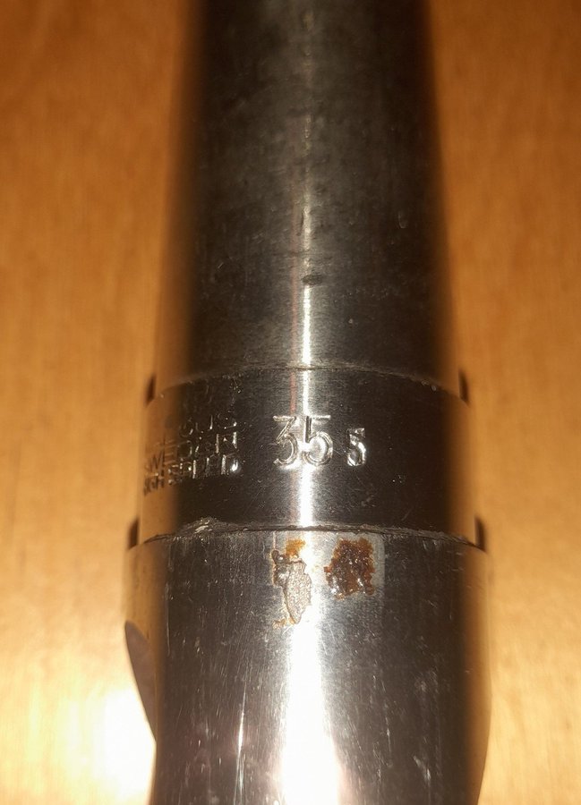 Borr 33,5 mm. MK4. A.B. Eskilstuna Verktygsfabrik