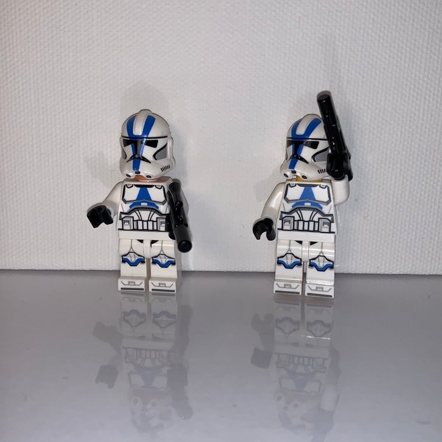 2 st LEGO Star Wars Clone Trooper figurer