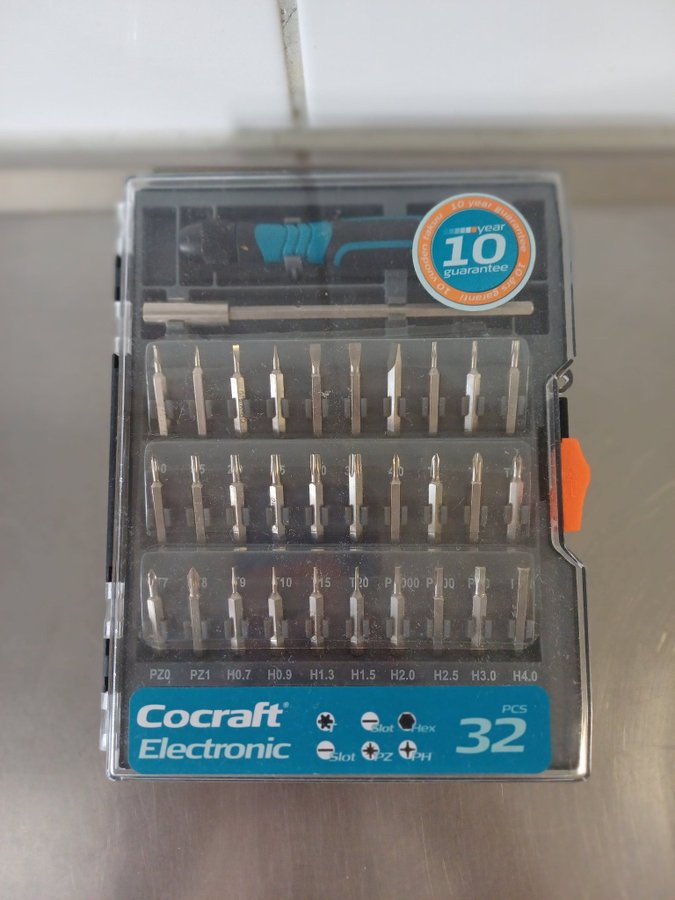 Cocraft Electronic Universal 32-dels skruvmejslarset