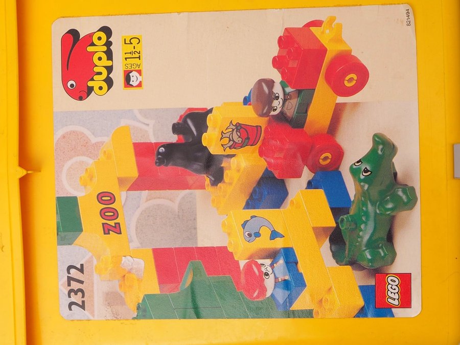 Lego Duplo ZOO 2372 "Komplett" - en bit saknas