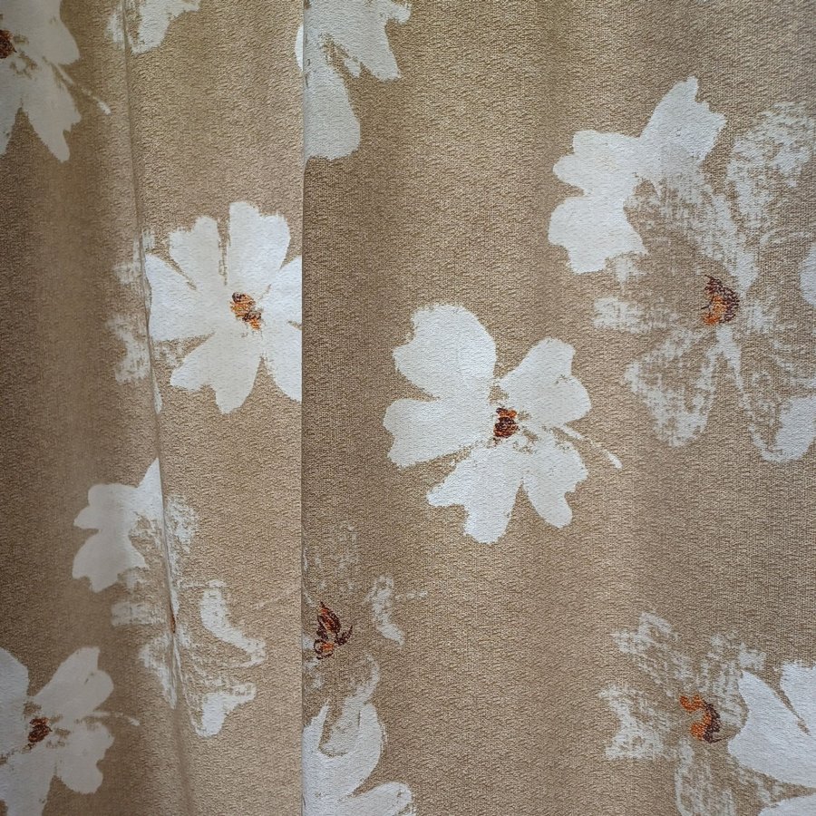 Vintage GARDIN/DRAPERI i Kraftig Jacquard/Brokad - 2,05 x 1,35 m - i Toppskic