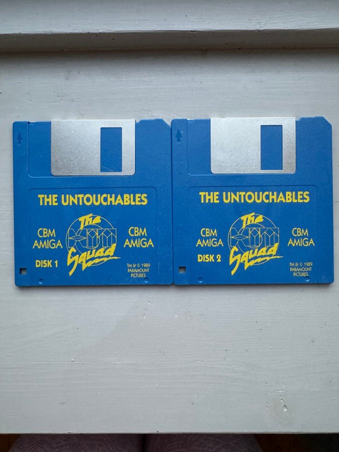 The Untouchables (Amiga), komplett spel med disk 1 och 2