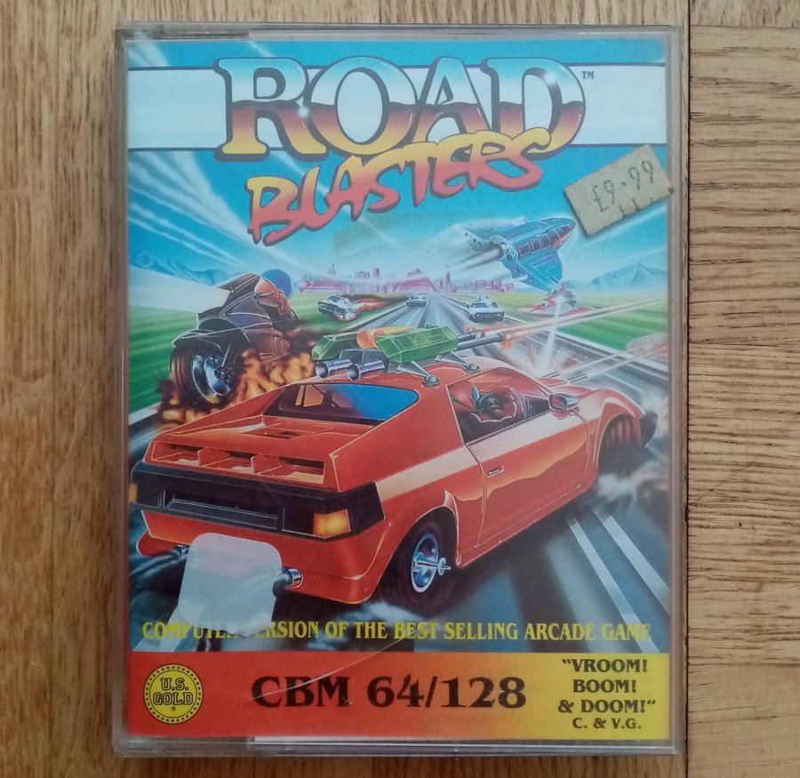 Road Blasters (US Gold - Atari Games) - Commodore 64 / C64 Spel