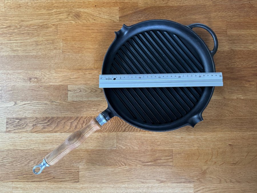 Ronneby bruk grillpanna 29 cm - gjutjärn