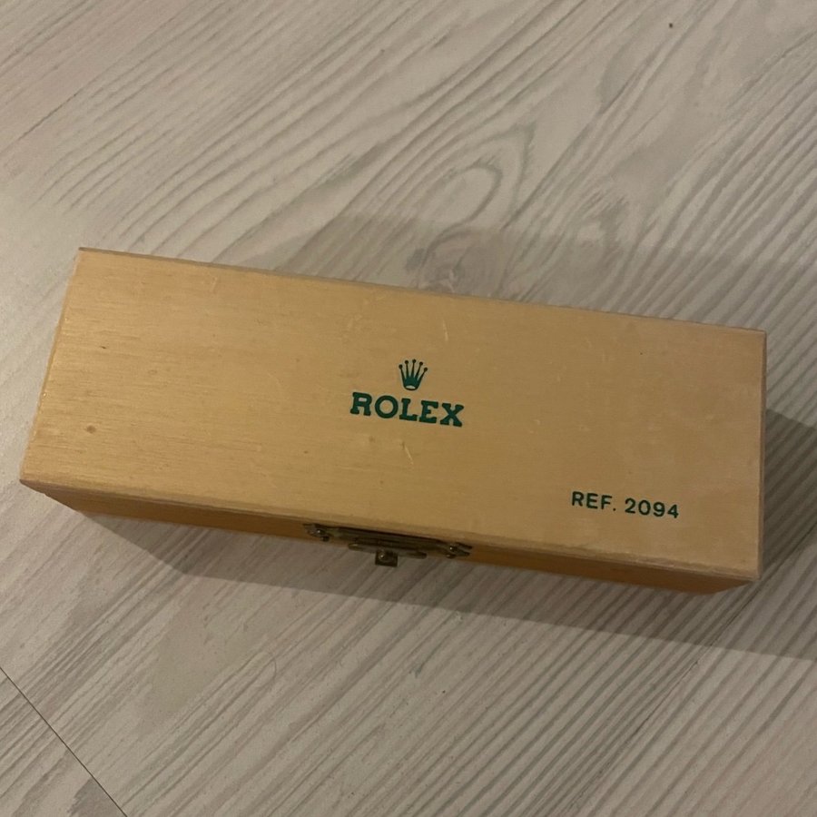 Rolex Tool Ref 2094 Change Vacuum Valve Wooden Box Authentic Original