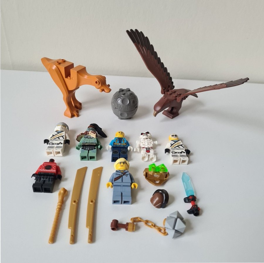 Lego figurer och tillbehör- sagan om ringen- star wars- Ninjago mm