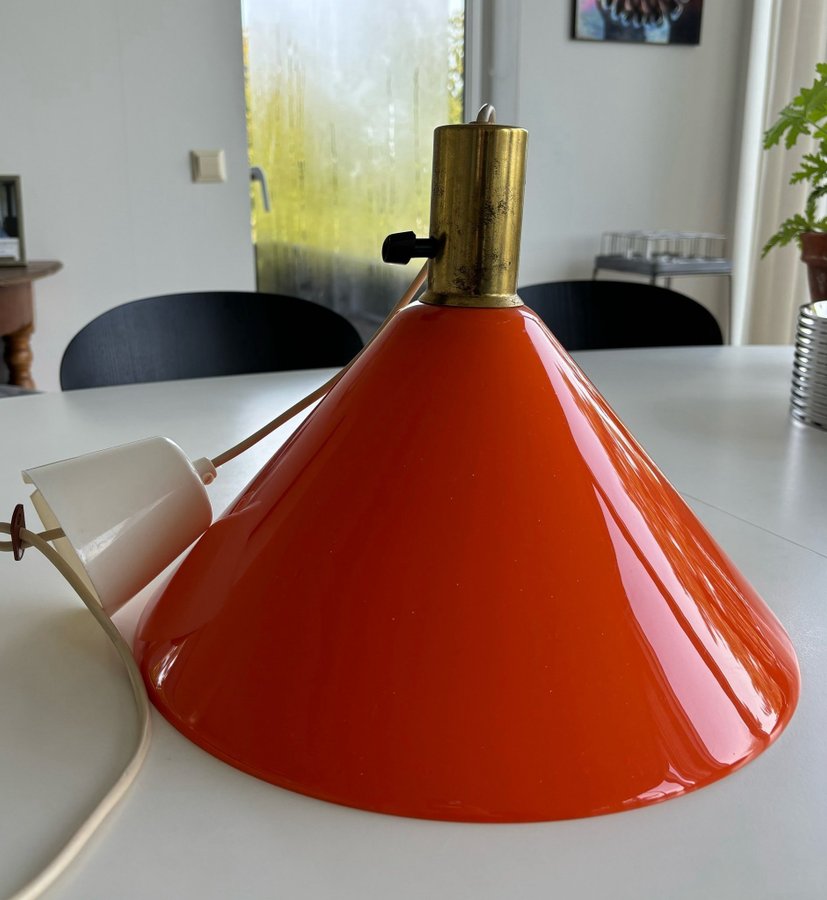 Taklampa retro / vintage 70-tal? i orange