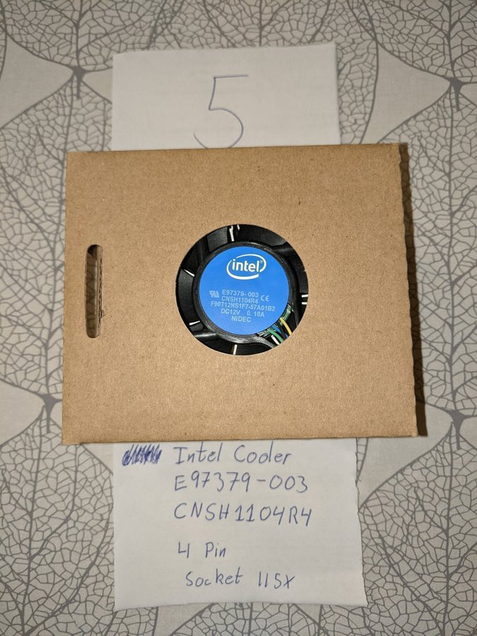 New Intel Cooler - Socket 115x