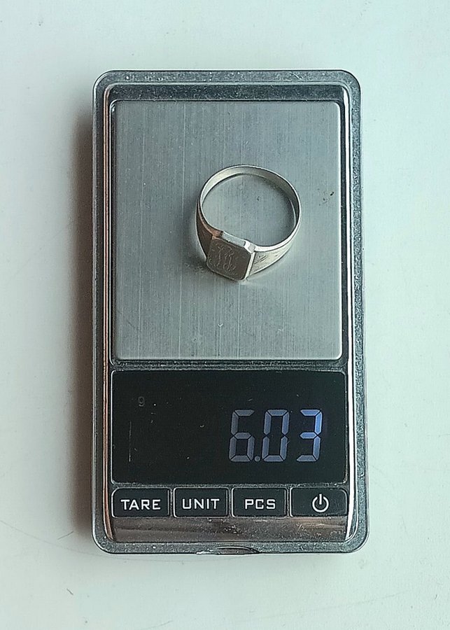 Klackring_Herr i 813-Silver 22mm Ø 603 GRAM!! Troligtvis Finsk Bra Skick!