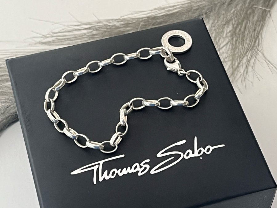 Thomas Sabo Classic armband för berlocker, 5 mm bred.