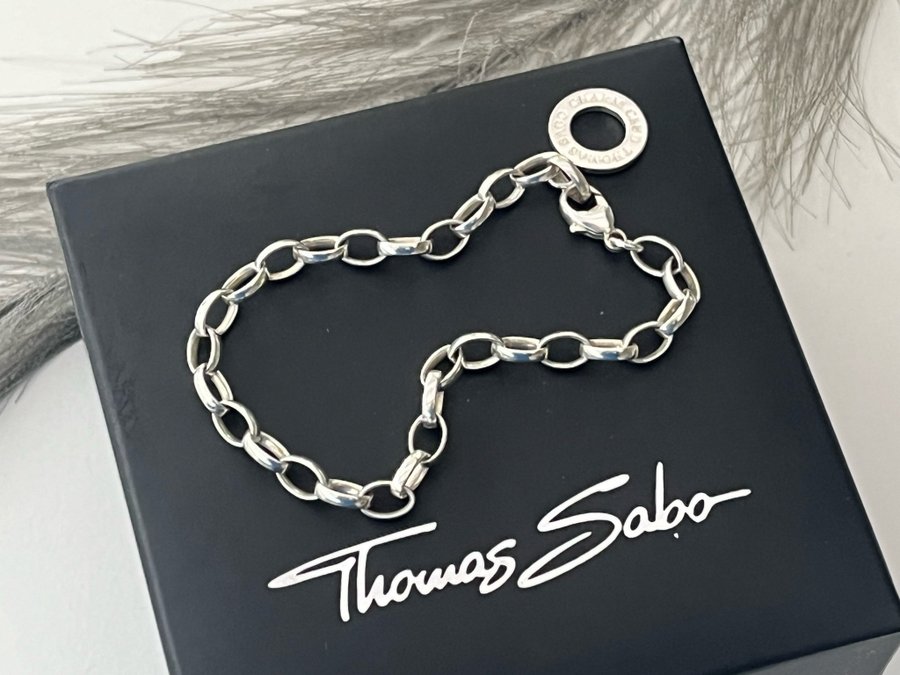 Thomas Sabo Classic armband för berlocker, 5 mm bred.