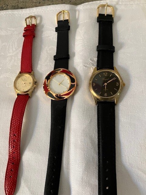 3 st armbandsur CANDINO SUISSE SCANTIME SWEDEN REGAL UR o PENN