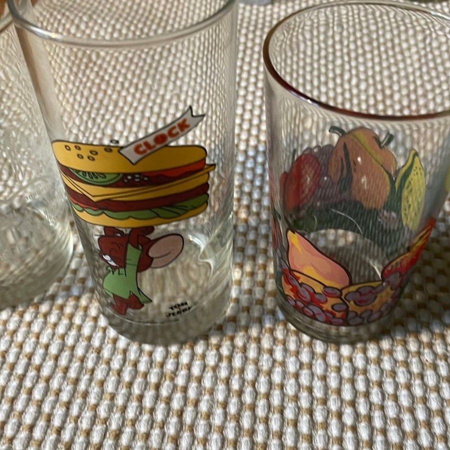 Glas med motiv