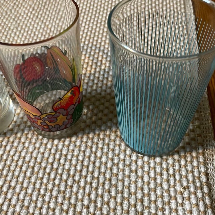 Glas med motiv