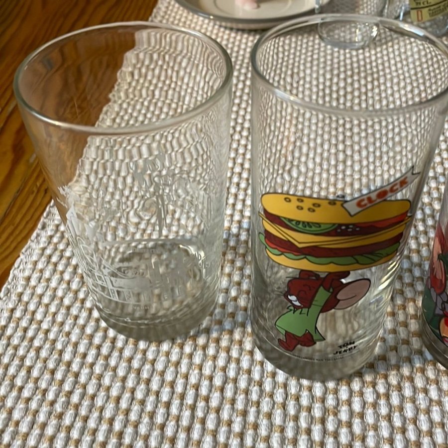 Glas med motiv